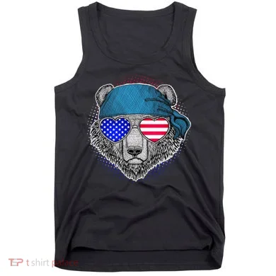 American Biker Bear Tank Top