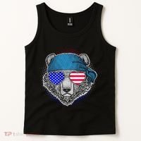 American Biker Bear Tank Top thumb 2