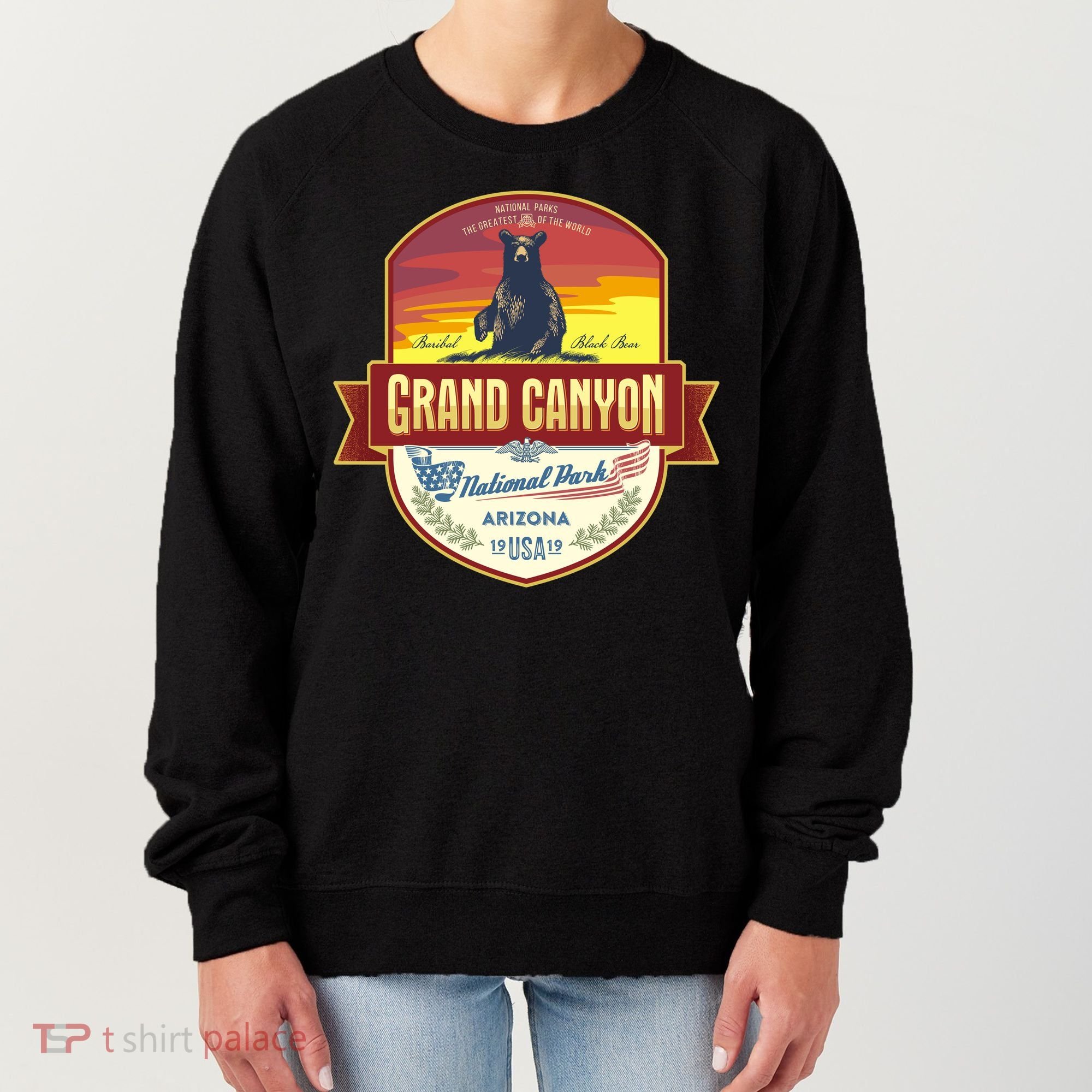 American Black Bear Grand Canyon National Park Women's Sweatshirt