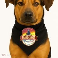 American Black Bear Grand Canyon National Park USA-Made Doggie Bandana thumb 1