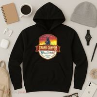 American Black Bear Grand Canyon National Park Hoodie thumb 3