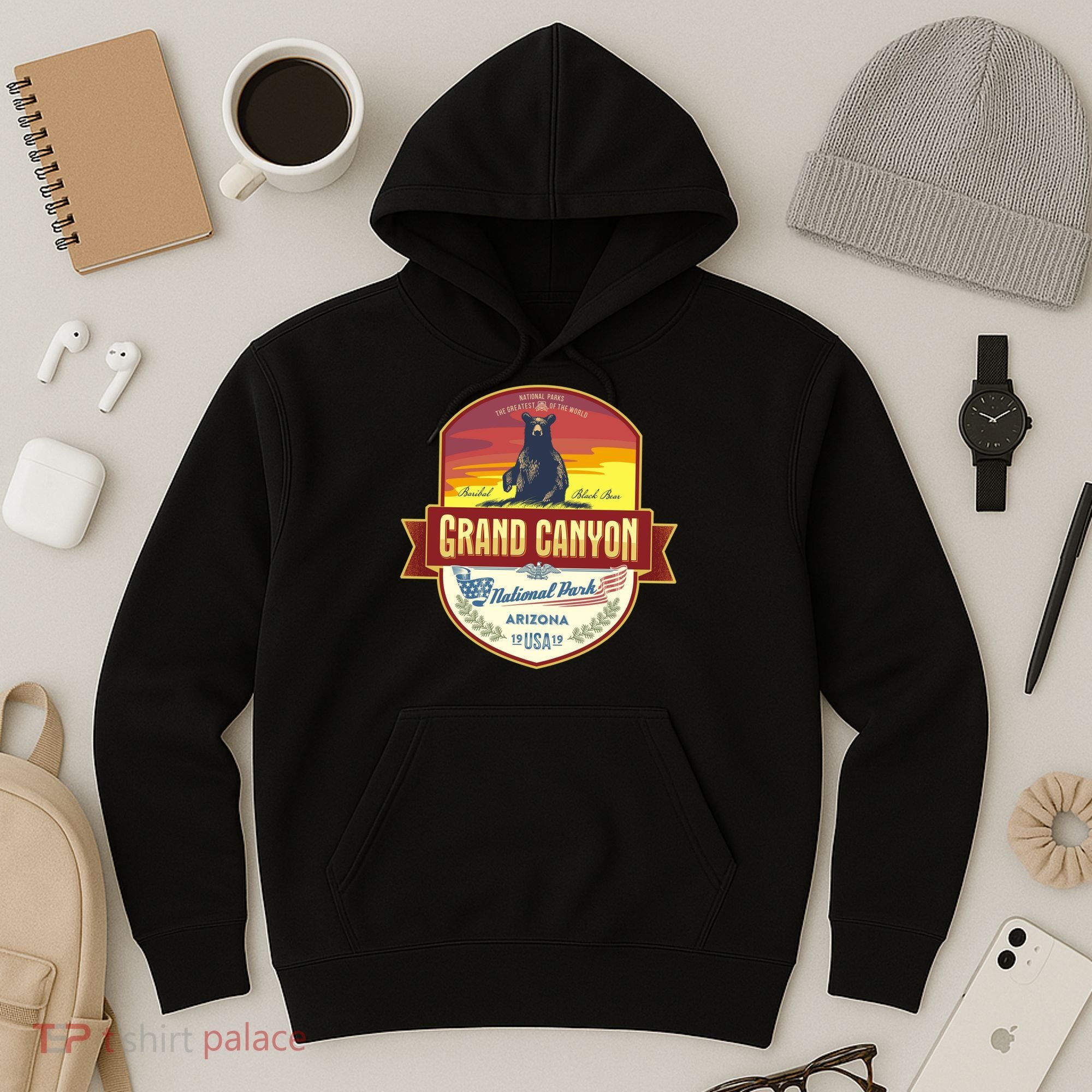 American Black Bear Grand Canyon National Park Hoodie
