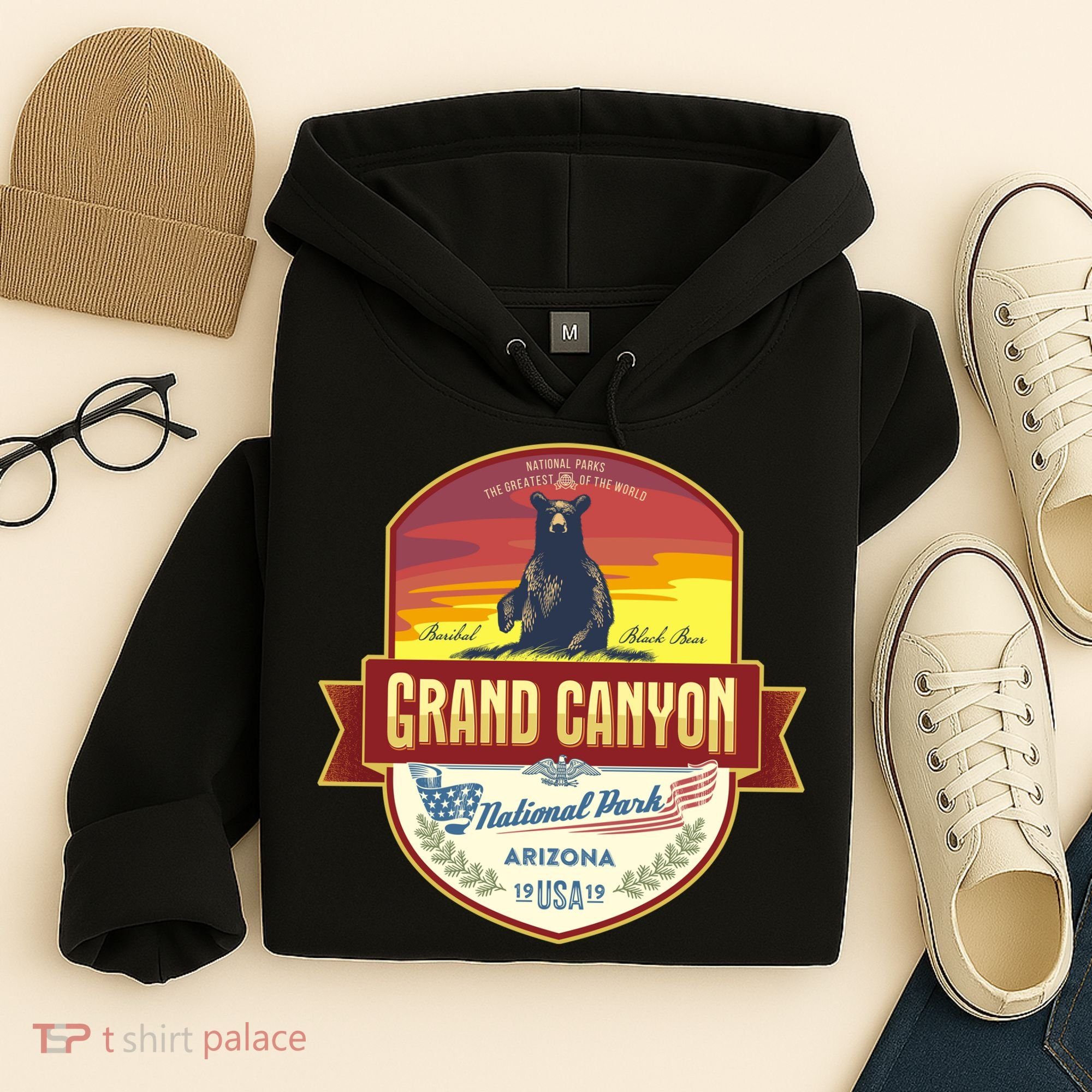 American Black Bear Grand Canyon National Park Hoodie