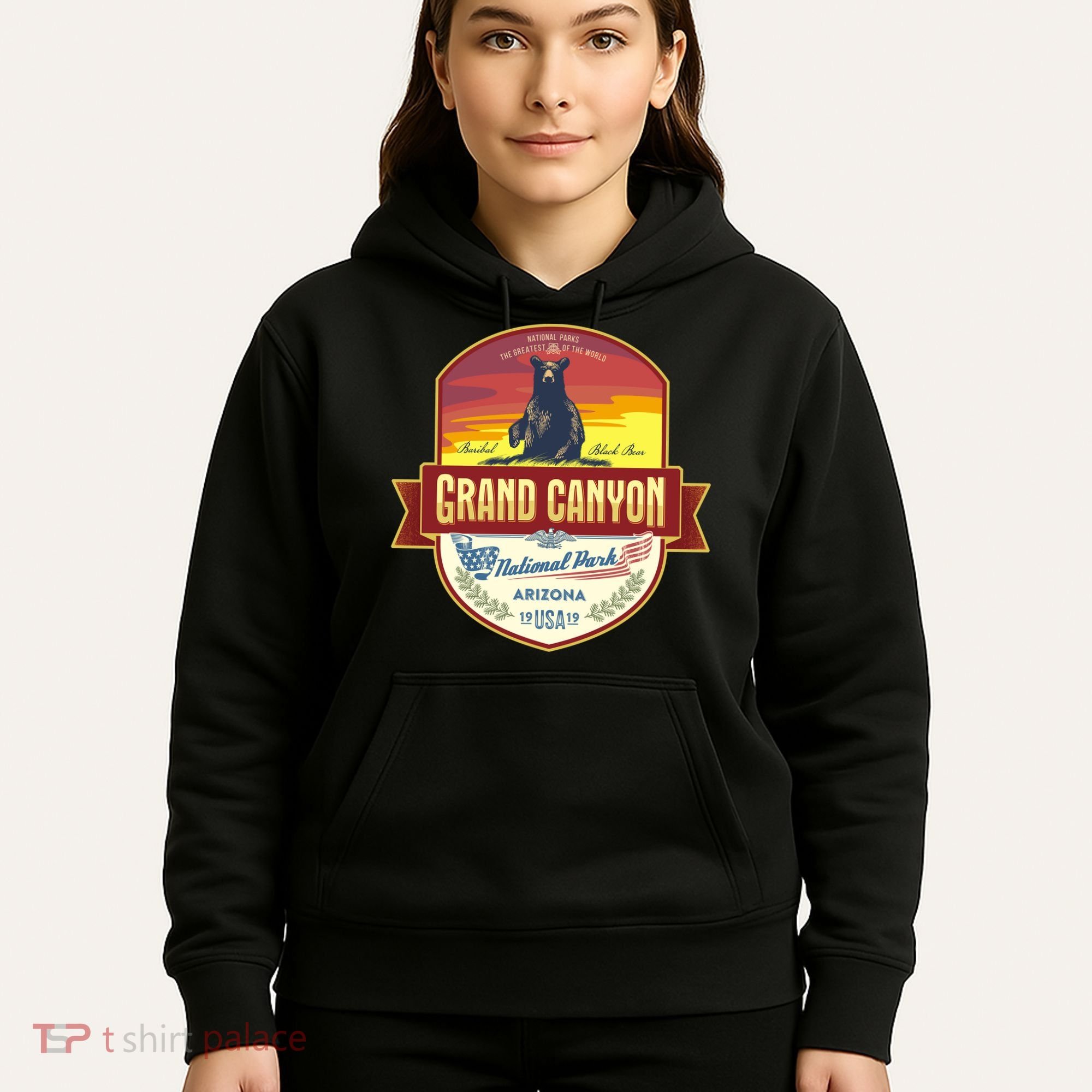 American Black Bear Grand Canyon National Park Hoodie