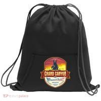 American Black Bear Grand Canyon National Park Sweatshirt Cinch Pack Bag thumb 0
