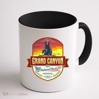 American Black Bear Grand Canyon National Park Coffee Mug thumb 1