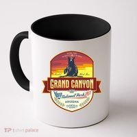 American Black Bear Grand Canyon National Park Coffee Mug thumb 0