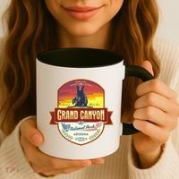 American Black Bear Grand Canyon National Park Coffee Mug thumb 3
