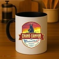 American Black Bear Grand Canyon National Park Coffee Mug thumb 4