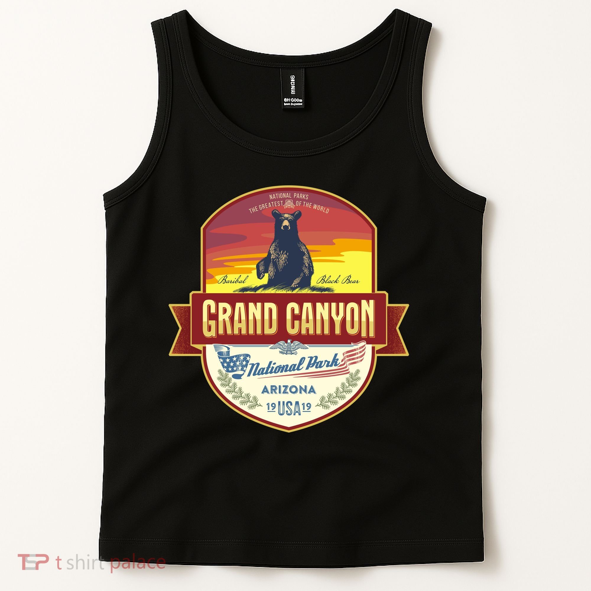 American Black Bear Grand Canyon National Park Tank Top