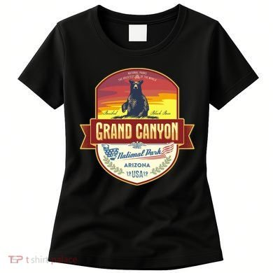 American Black Bear Grand Canyon National Park Women's T-Shirt