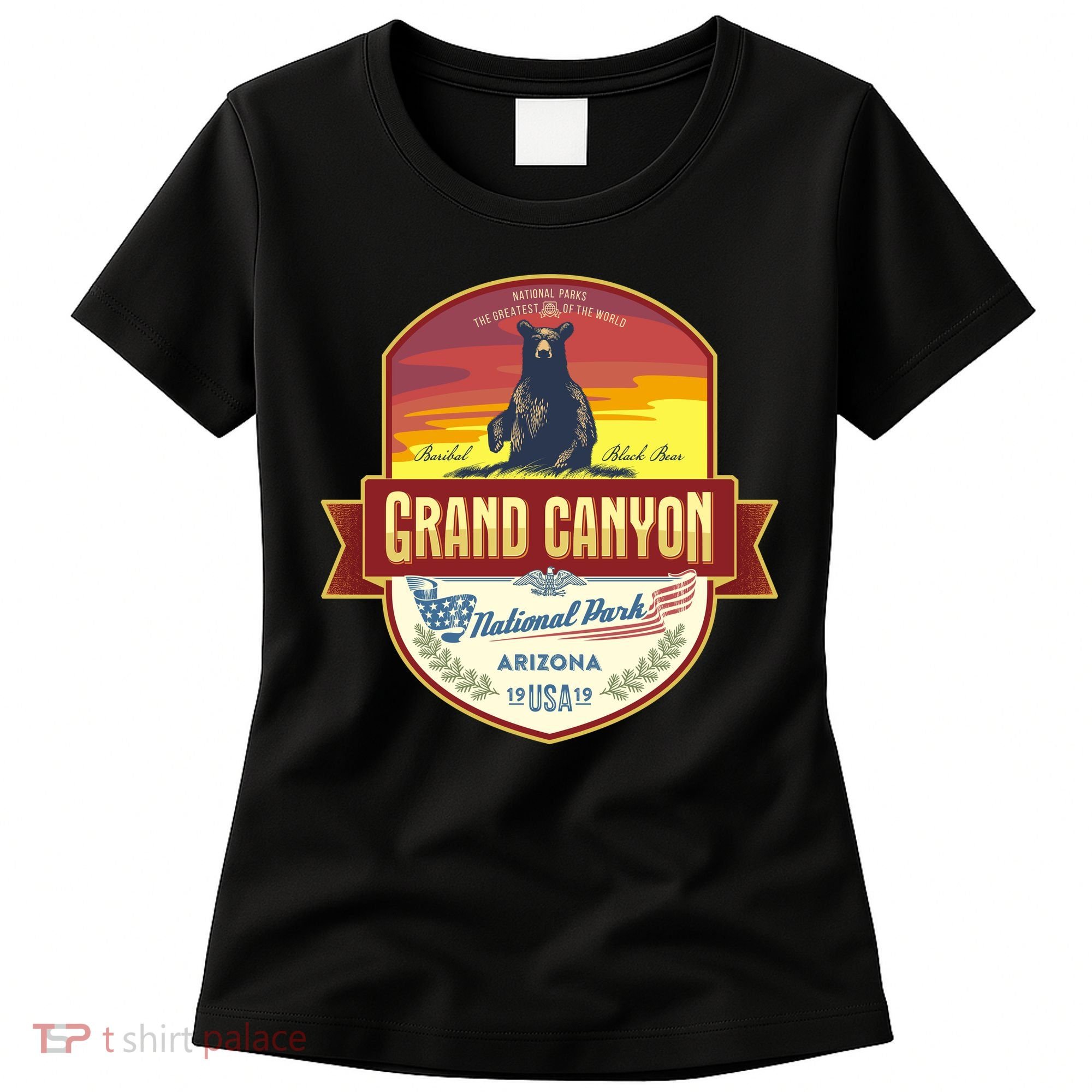 American Black Bear Grand Canyon National Park Women's T-Shirt