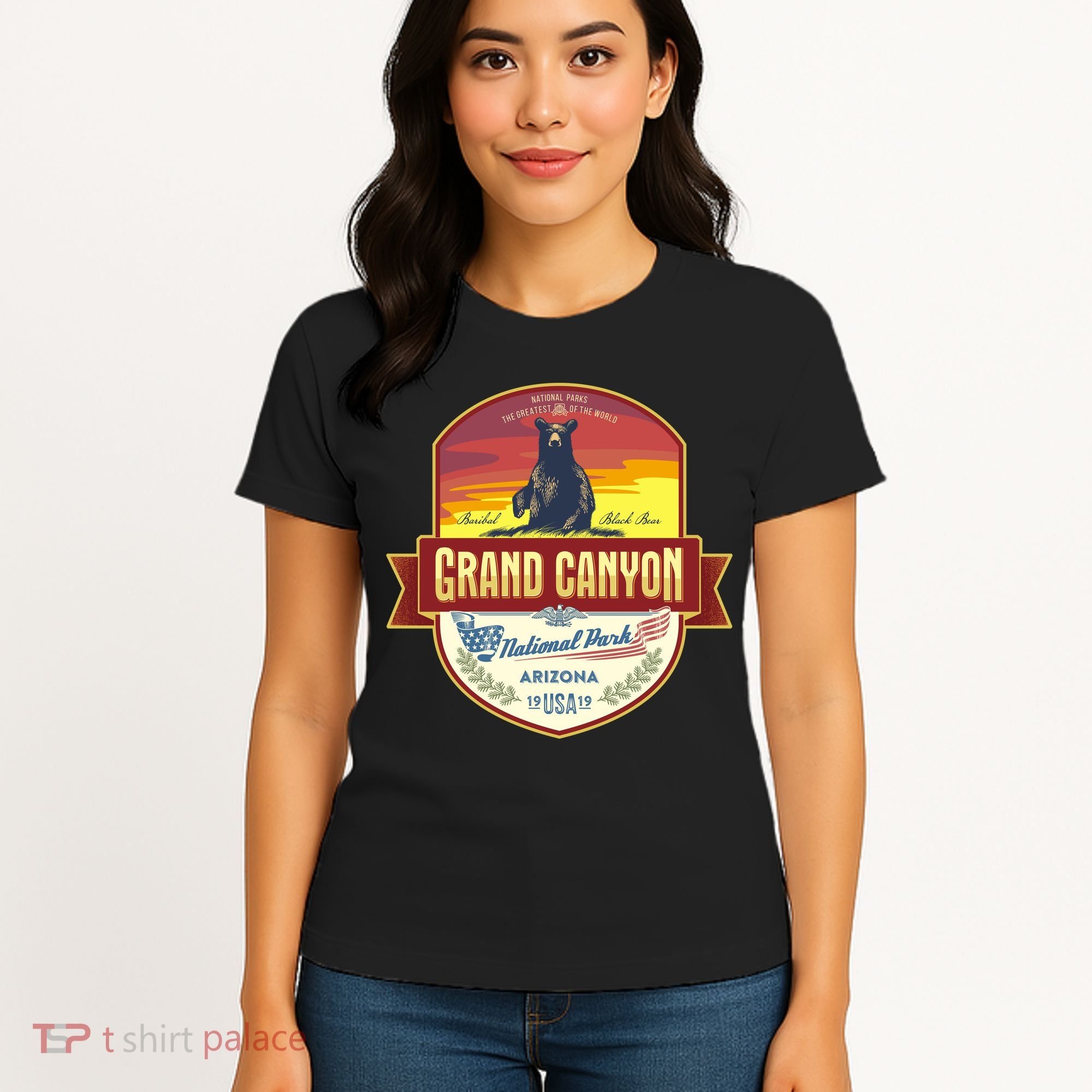American Black Bear Grand Canyon National Park Women's T-Shirt