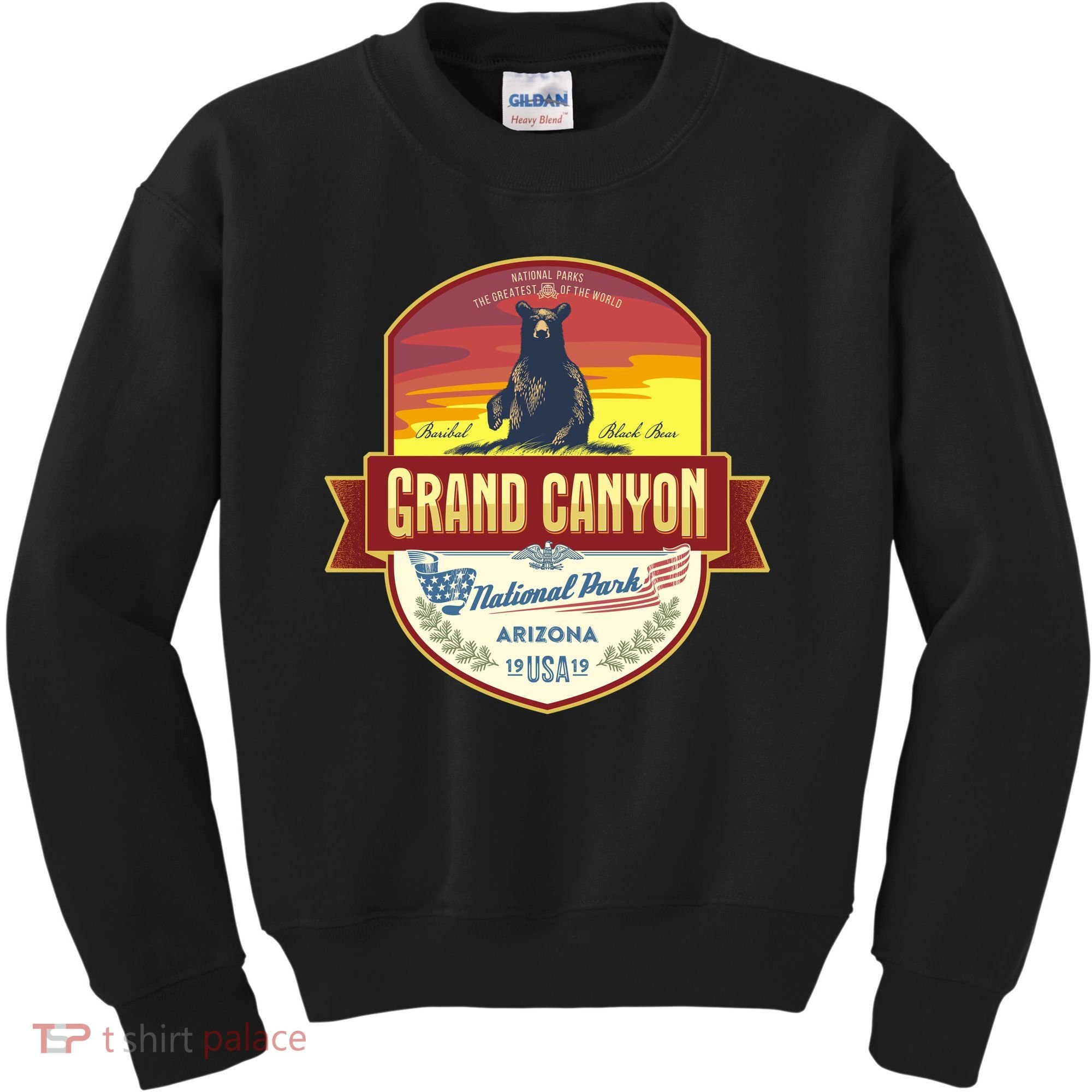 American Black Bear Grand Canyon National Park Kids Sweatshirt