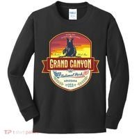 American Black Bear Grand Canyon National Park Kids Long Sleeve Shirt thumb 0