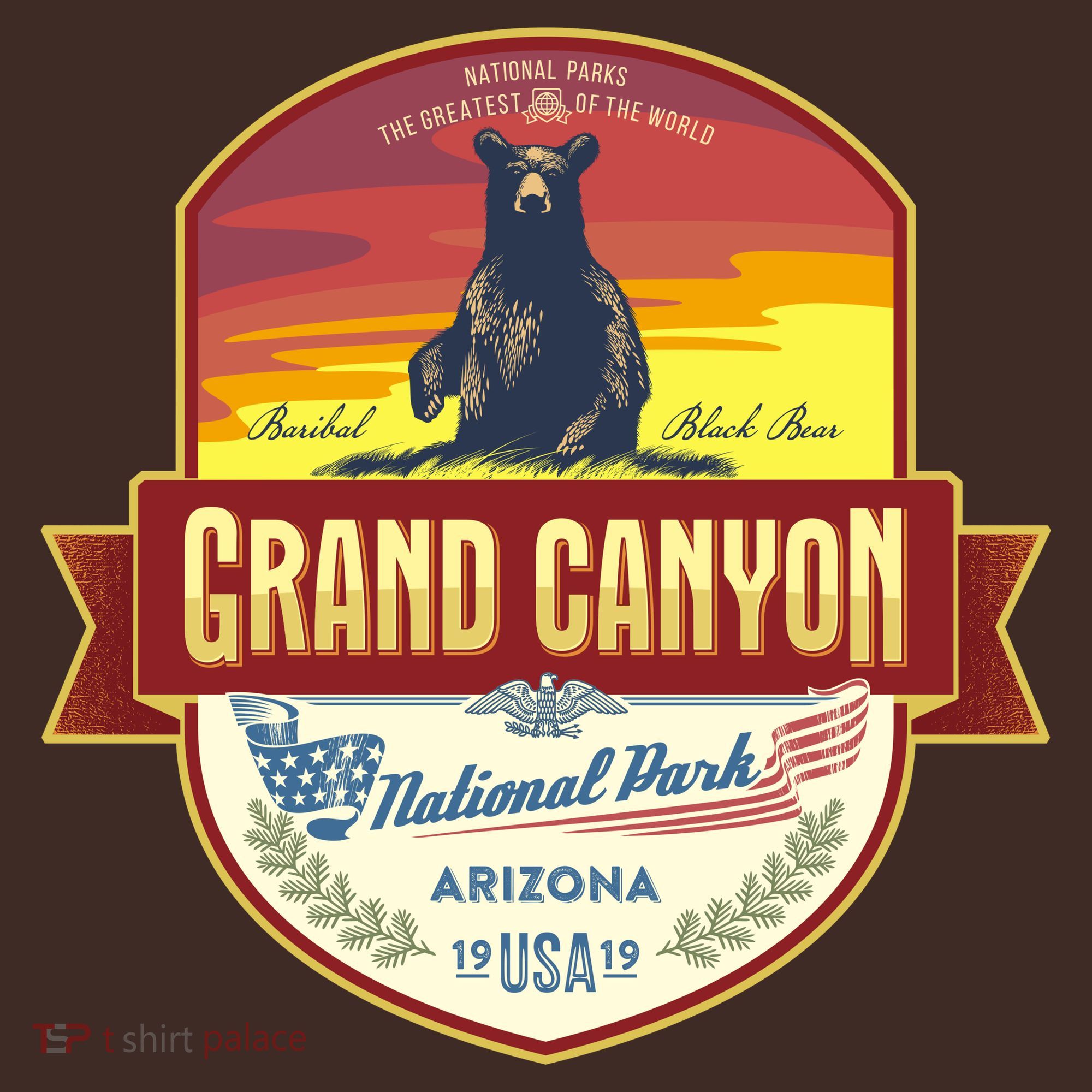 American Black Bear Grand Canyon National Park T-Shirt