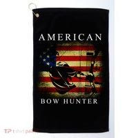 American Bow Hunter Golf Towel thumb 0