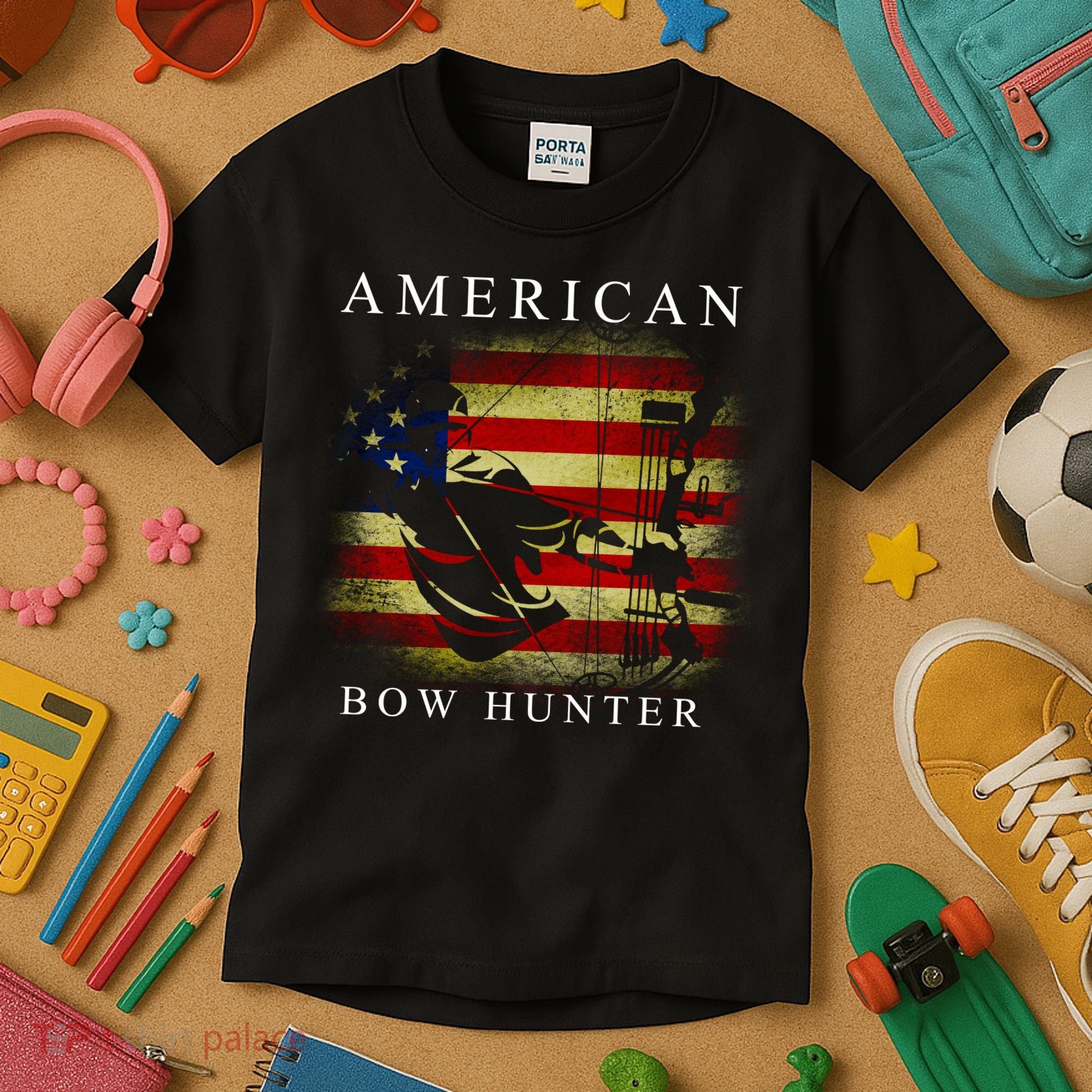 American Bow Hunter Kids T-Shirt