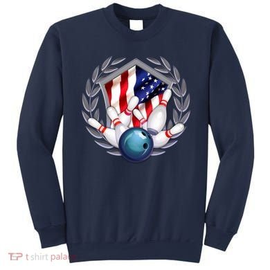 American Bowling Team Flag Sweatshirt