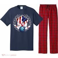 American Bowling Team Flag Pajama Set thumb 0
