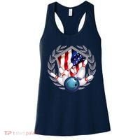 American Bowling Team Flag Women's Tank Top thumb 0