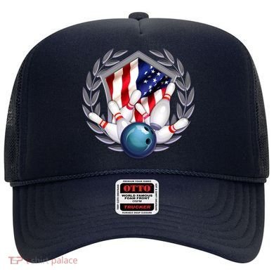 American Bowling Team Flag Hat