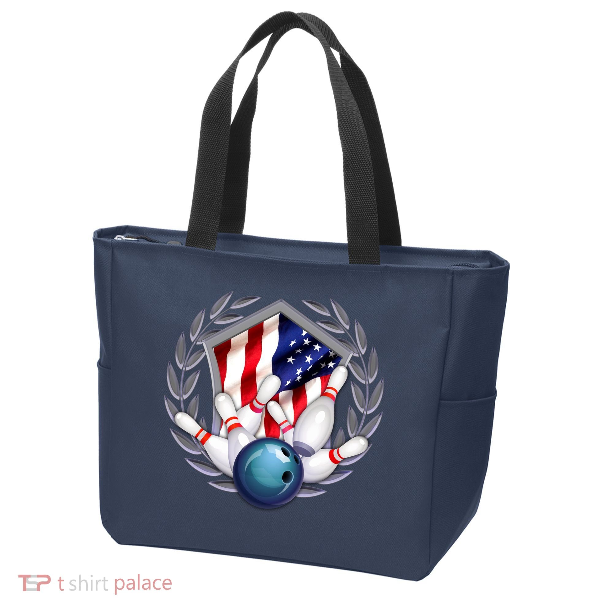 American Bowling Team Flag Bag