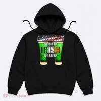 American By Birth Irish By Beer St. Patrick's Day Hoodie thumb 0