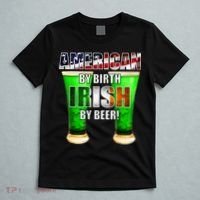 American By Birth Irish By Beer St. Patrick's Day T-Shirt thumb 5