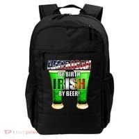 American By Birth Irish By Beer St. Patrick's Day Backpack thumb 0