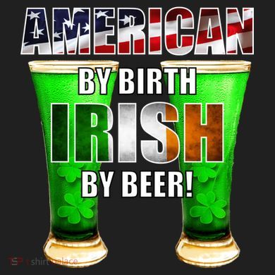 American By Birth Irish By Beer St. Patrick's Day Beanie