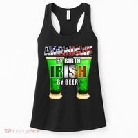 American By Birth Irish By Beer St. Patrick's Day Women's Tank Top thumb 0