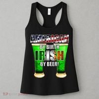 American By Birth Irish By Beer St. Patrick's Day Women's Tank Top thumb 3