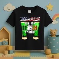 American By Birth Irish By Beer St. Patrick's Day Toddler T-Shirt thumb 3