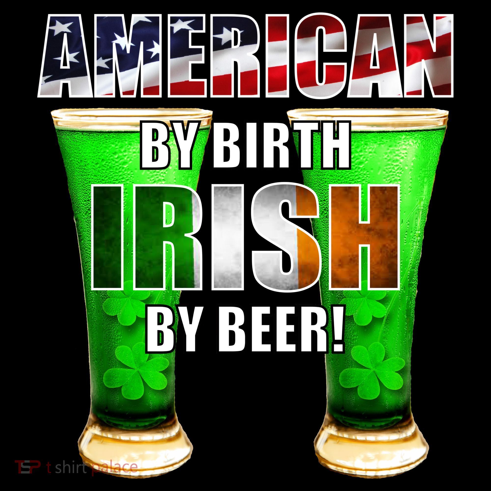 American By Birth Irish By Beer St. Patrick's Day Kids Sweatshirt