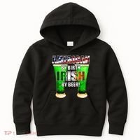 American By Birth Irish By Beer St. Patrick's Day Kids Hoodie thumb 0