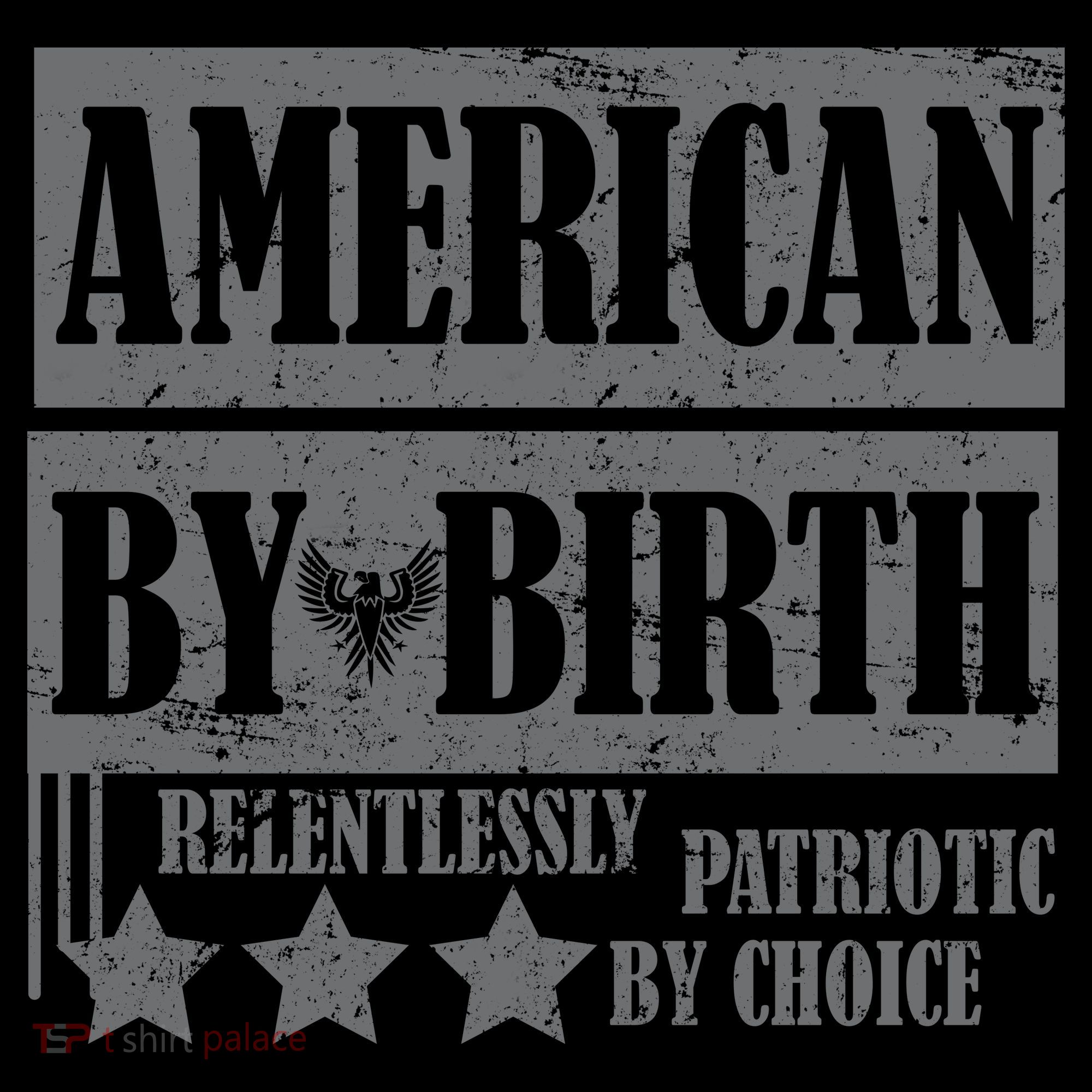 American By Birth Patriotic by Choice Baby Bodysuit