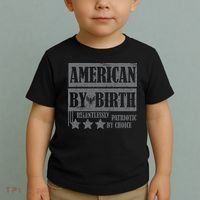 American By Birth Patriotic by Choice Toddler T-Shirt thumb 2