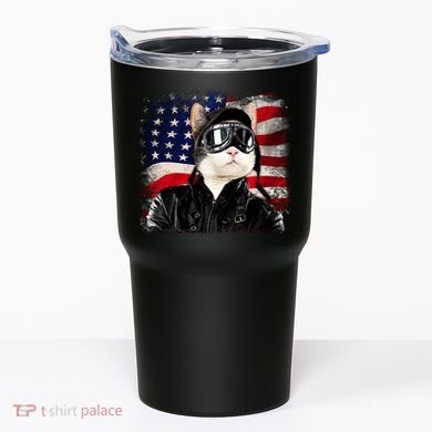 American Cat Air Force Pilot  Tumbler