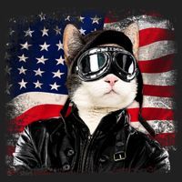 American Cat Air Force Pilot  Tumbler thumb 3