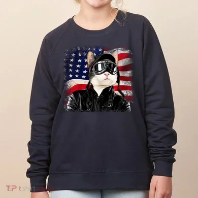 American Cat Air Force Pilot  Women's Sweatshirt