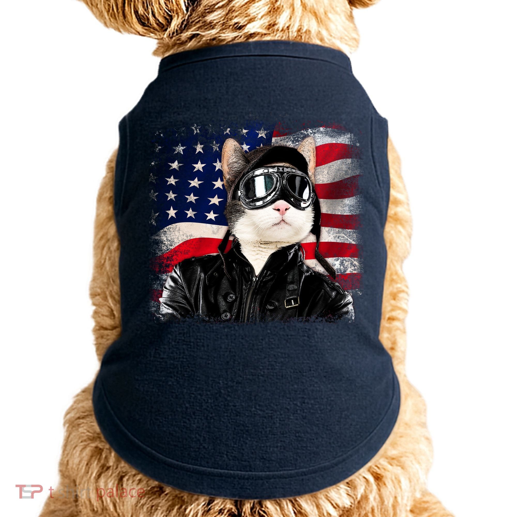 American Cat Air Force Pilot  Doggie Tank
