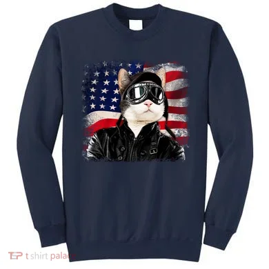 American Cat Air Force Pilot  Sweatshirt