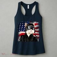 American Cat Air Force Pilot  Women's Tank Top thumb 3