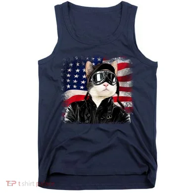 American Cat Air Force Pilot  Tank Top