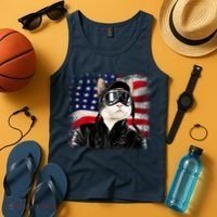American Cat Air Force Pilot  Tank Top thumb 4