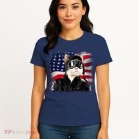 American Cat Air Force Pilot  Women's T-Shirt thumb 4