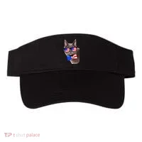 American Cat With USA Glasses And Bow Tie Visor thumb 0