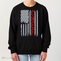 American Chef USA Flag Women's Sweatshirt thumb 0