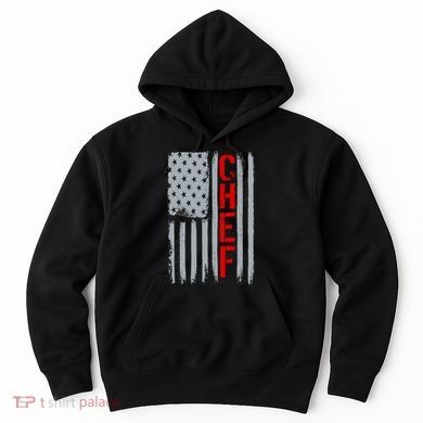 American Chef USA Flag Hoodie